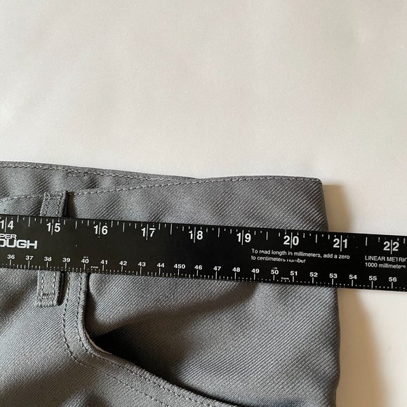 Levis 517 Jeans Mens Size 42 x 32 Gray Bootcut Black Tab Stretch Creased Vintage - Picture 7 of 9